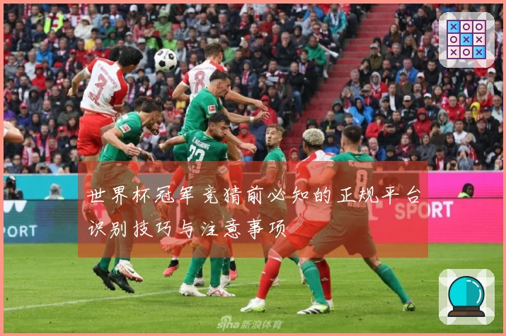 世界杯冠军竞猜前必知的正规平台识别技巧与注意事项